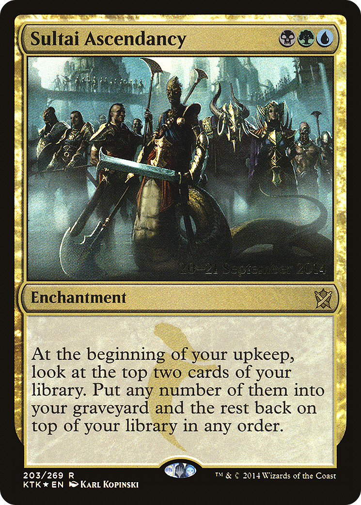Sultai Ascendancy - Prerelease Promo [PKTK-203s]