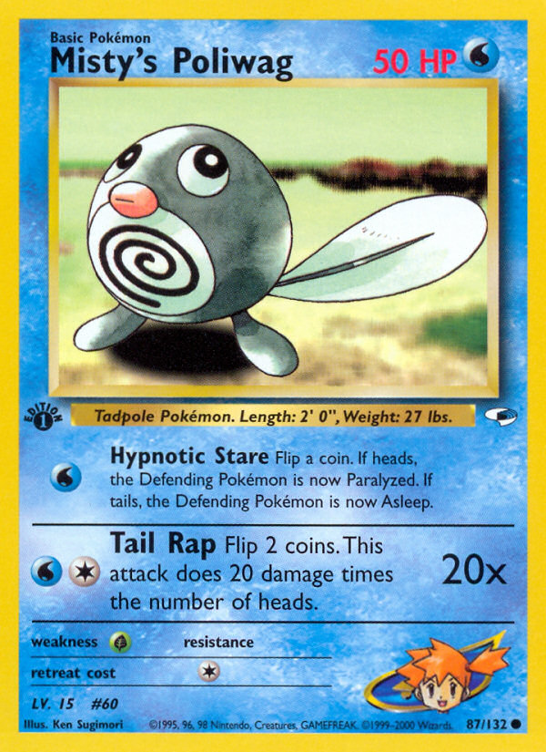 Misty's Poliwag [GYM1-87]