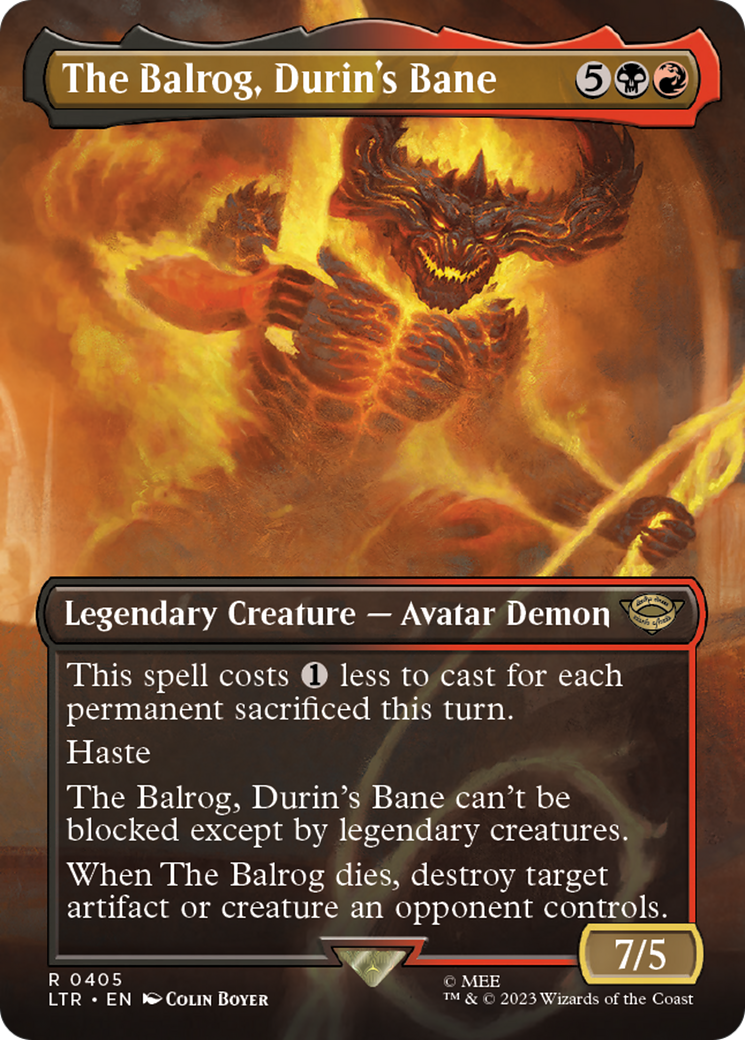 The Balrog, Durin's Bane - Borderless [LTR-405]