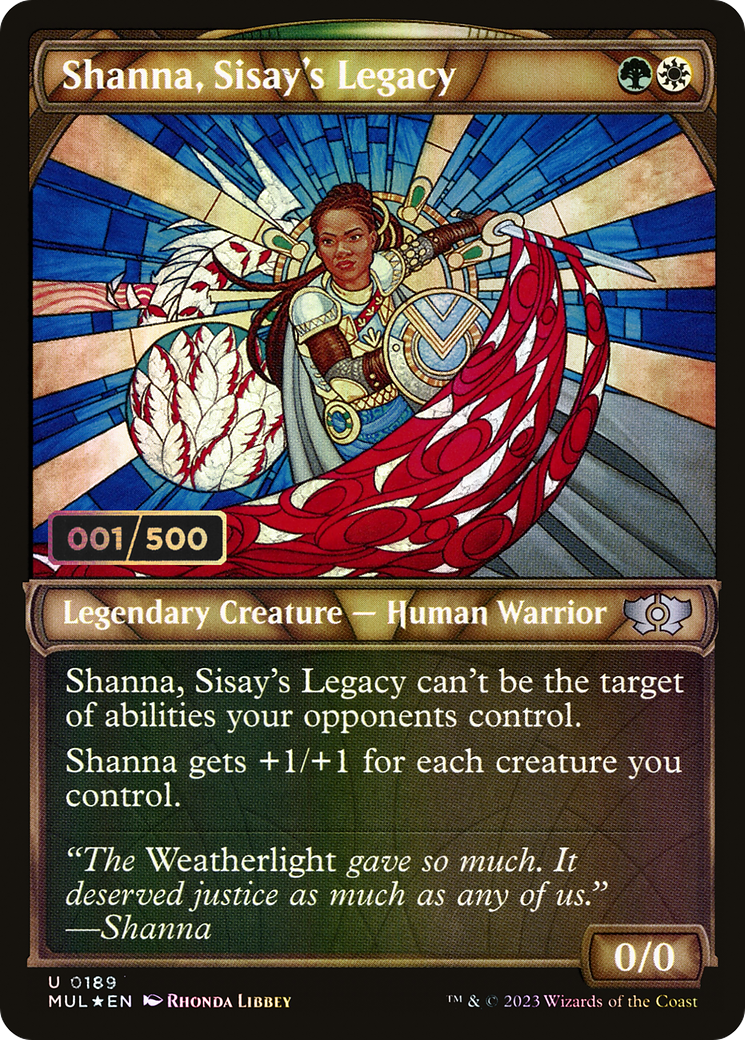 Shanna, Sisay's Legacy - Showcase - Serialized [MUL-189z]