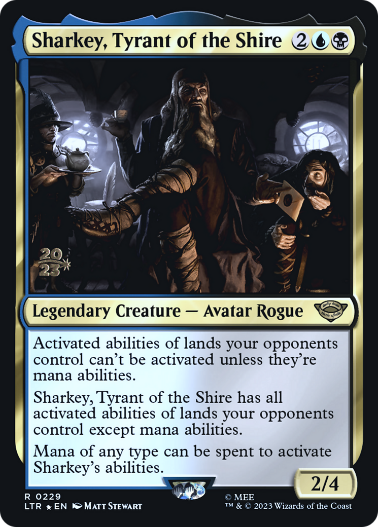 Sharkey, Tyrant of the Shire - Prerelease Promo [PLTR-229s]