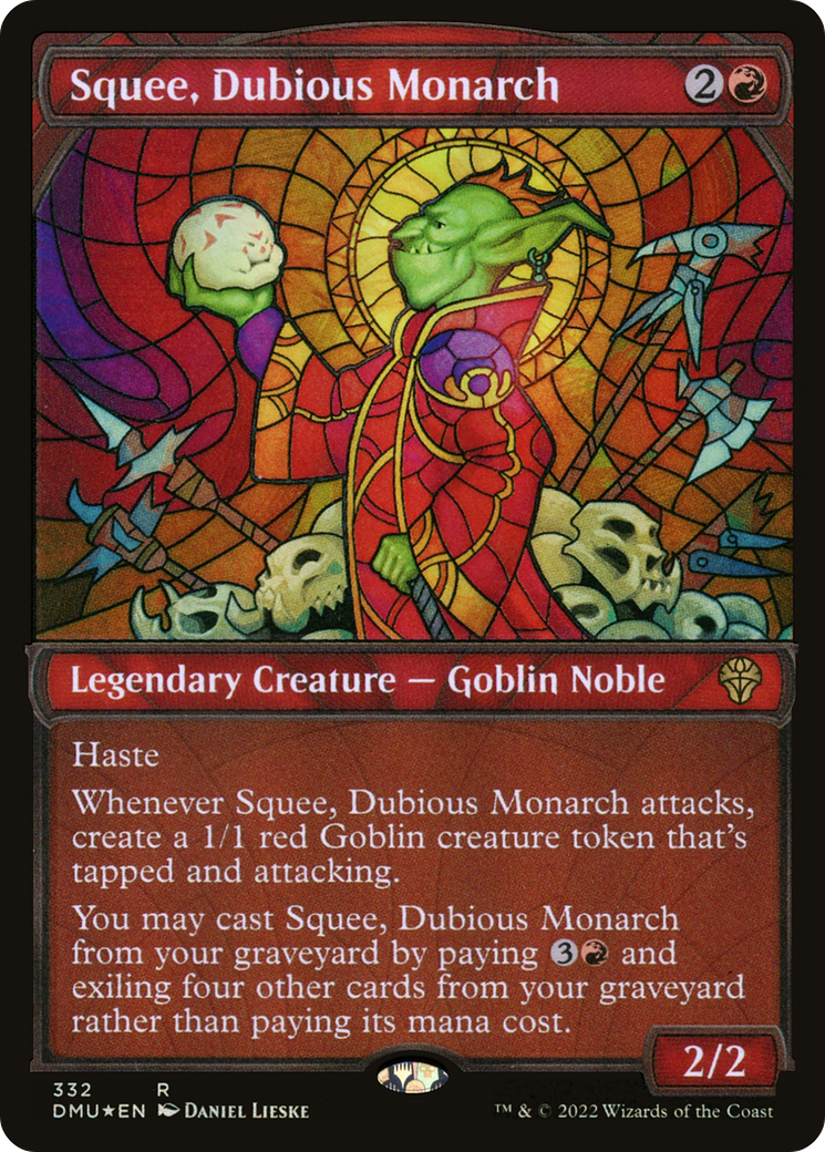 Squee, Dubious Monarch - Showcase - Textured Foil [DMU-332]