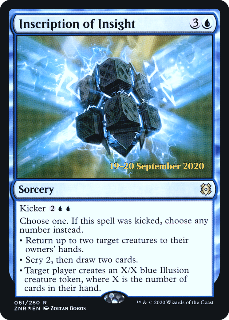 Inscription of Insight - Prerelease Promo [PZNR-61s]