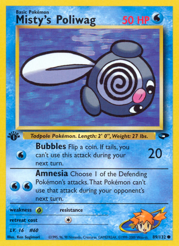 Misty's Poliwag [GYM2-89]