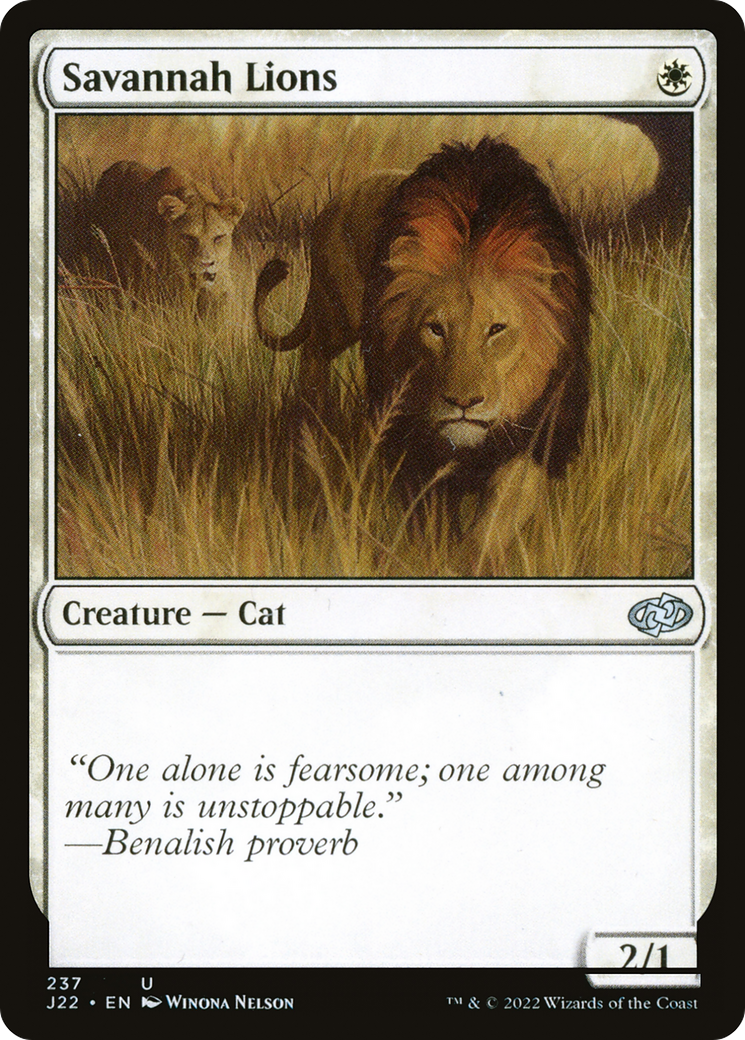Savannah Lions [J22-237]