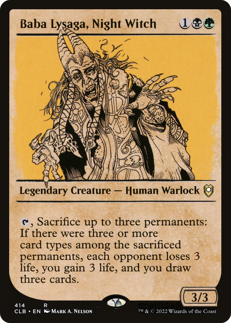Baba Lysaga, Night Witch - Showcase [CLB-414]