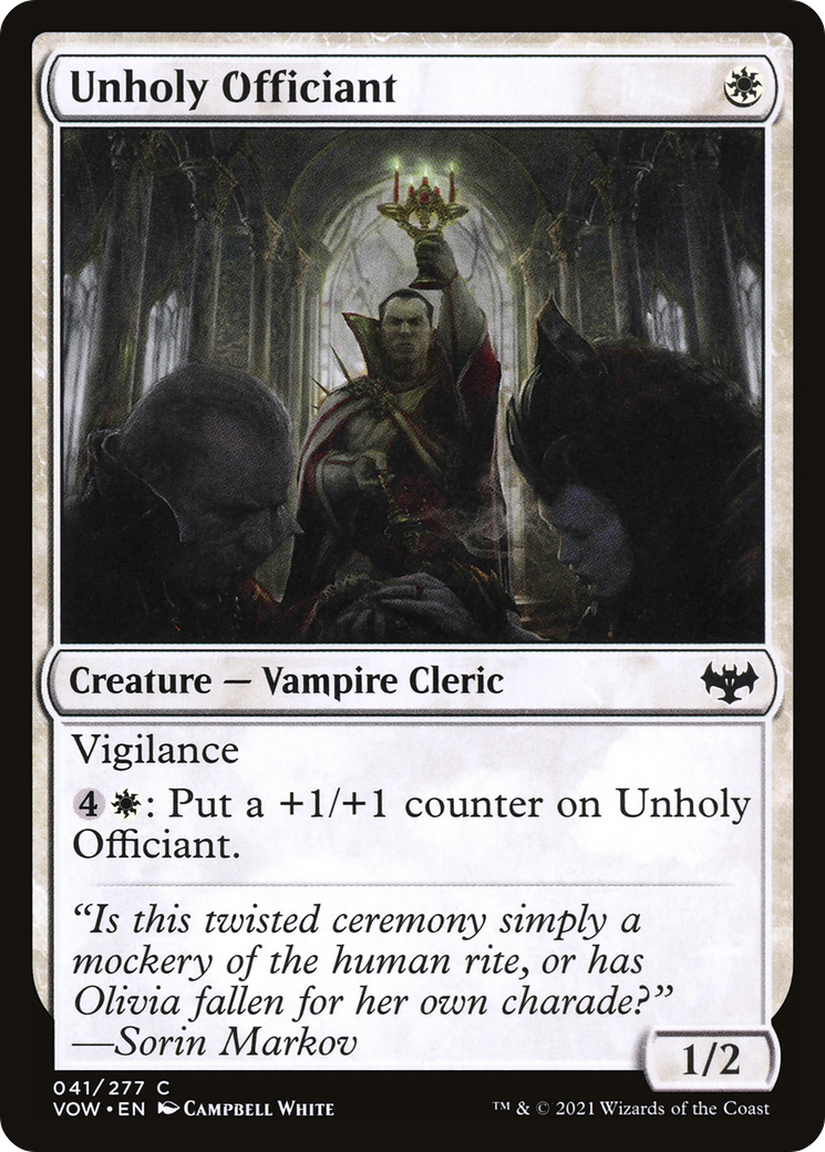Unholy Officiant [VOW-41]