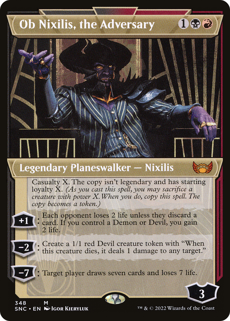 Ob Nixilis, the Adversary - Showcase [SNC-348]