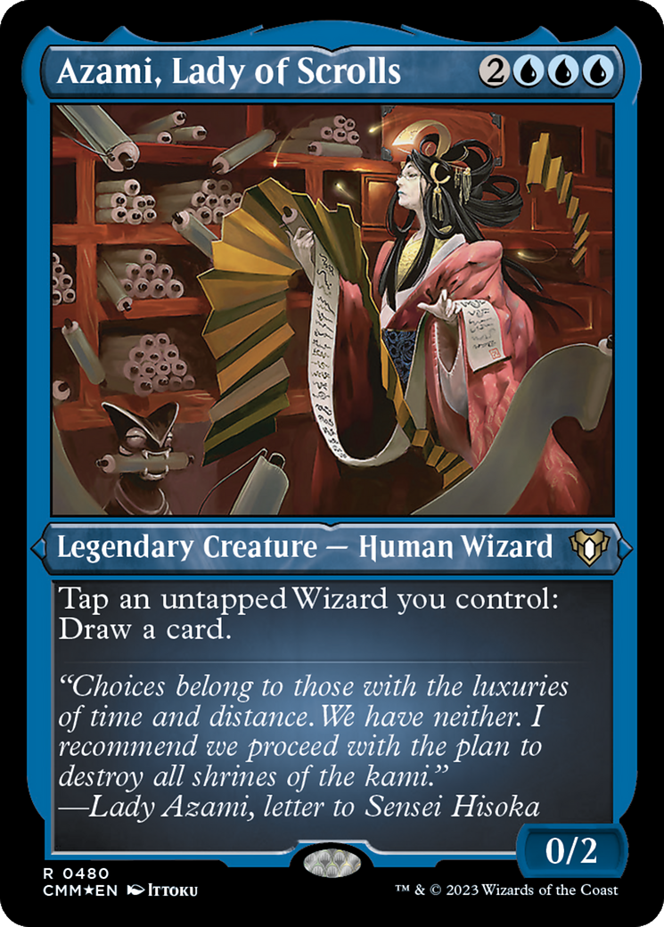 Azami, Lady of Scrolls [CMM-480]