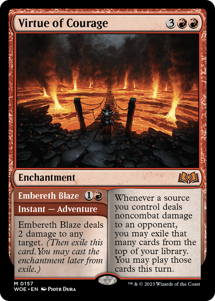Virtue of Courage // Embereth Blaze [WOE-157]