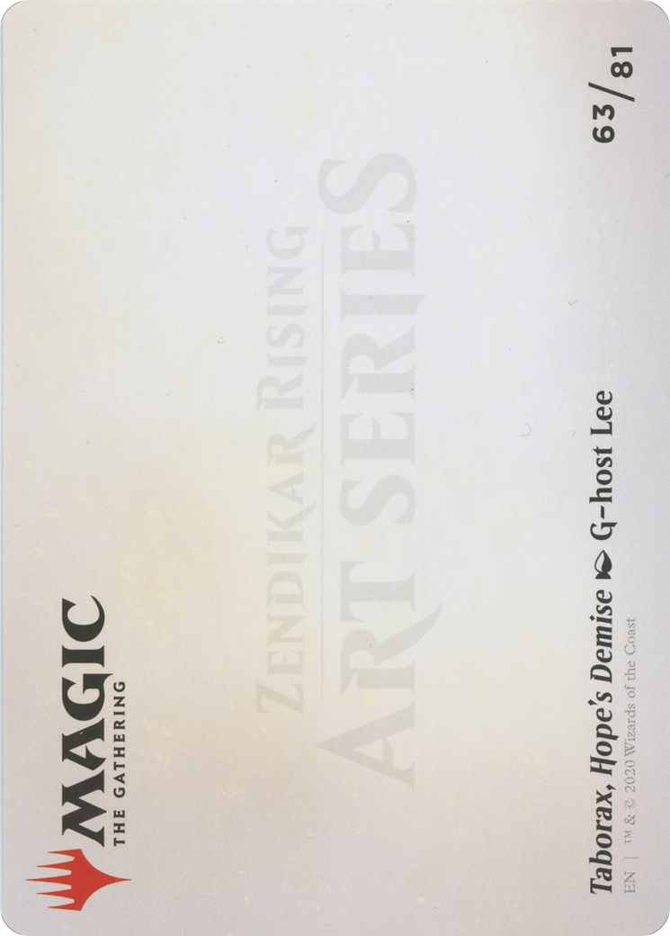 Taborax, Hope's Demise // Taborax, Hope's Demise - Borderless [AZNR-63]