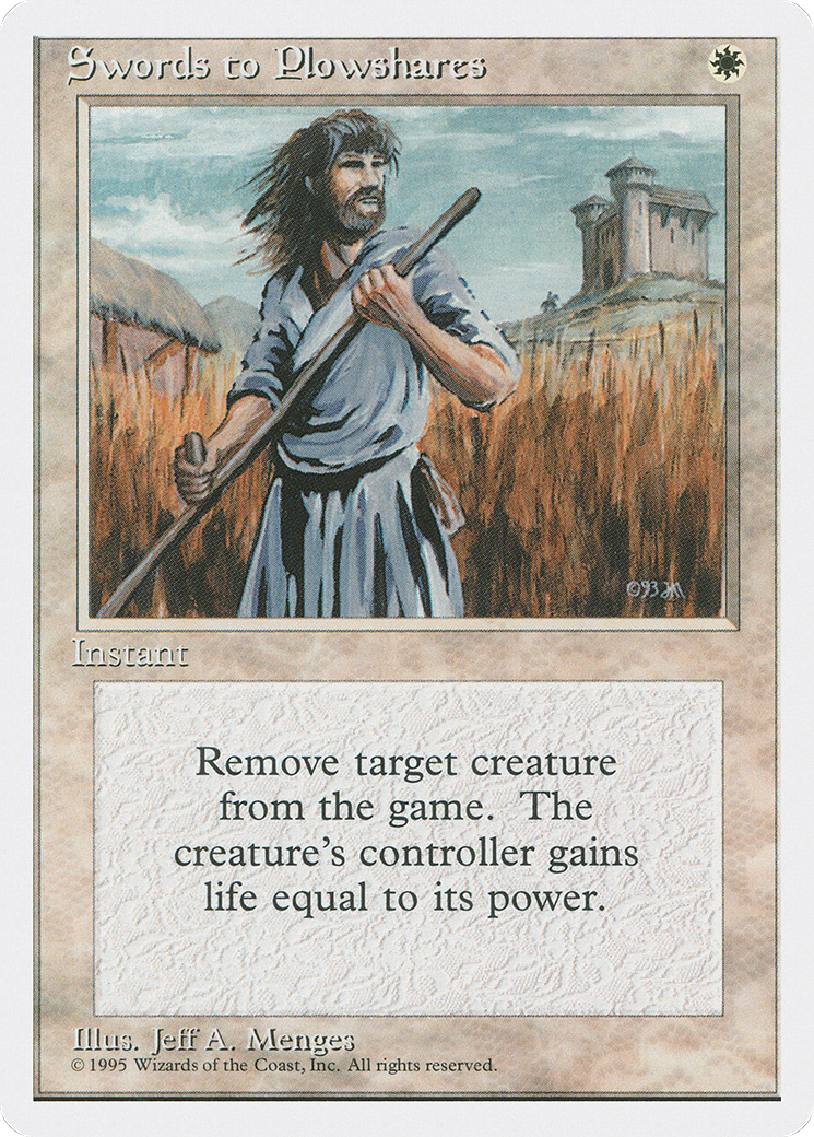 Swords to Plowshares [4ED-52]
