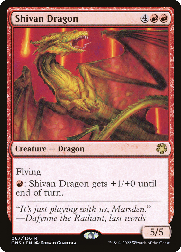 Shivan Dragon [GN3-87]