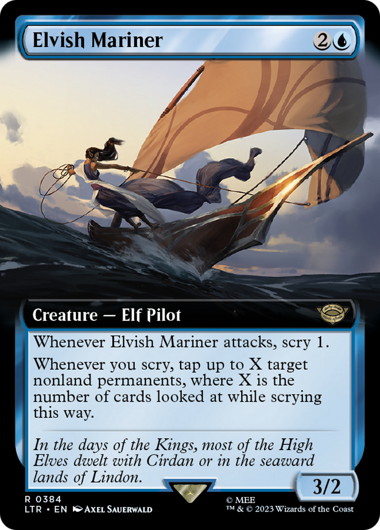 Elvish Mariner - Extended Art [LTR-384]