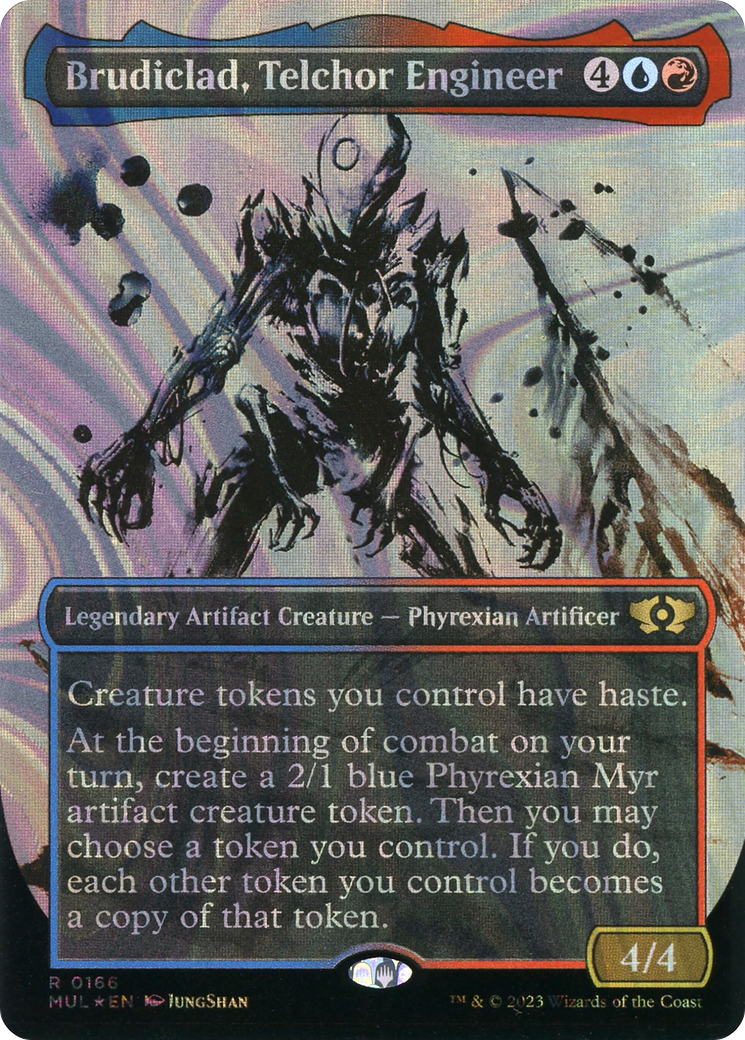 Brudiclad, Telchor Engineer - Borderless - Showcase - Halo Foil - Full Art [MUL-166]