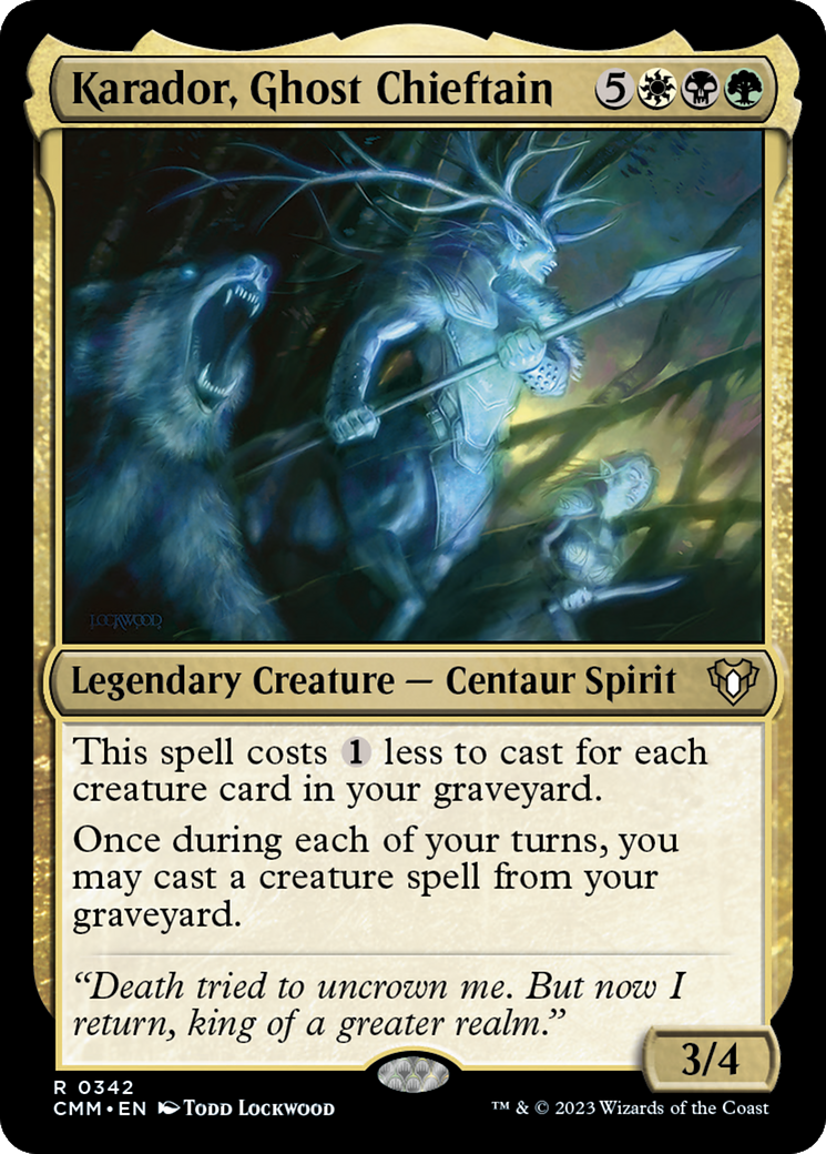 Karador, Ghost Chieftain [CMM-342]