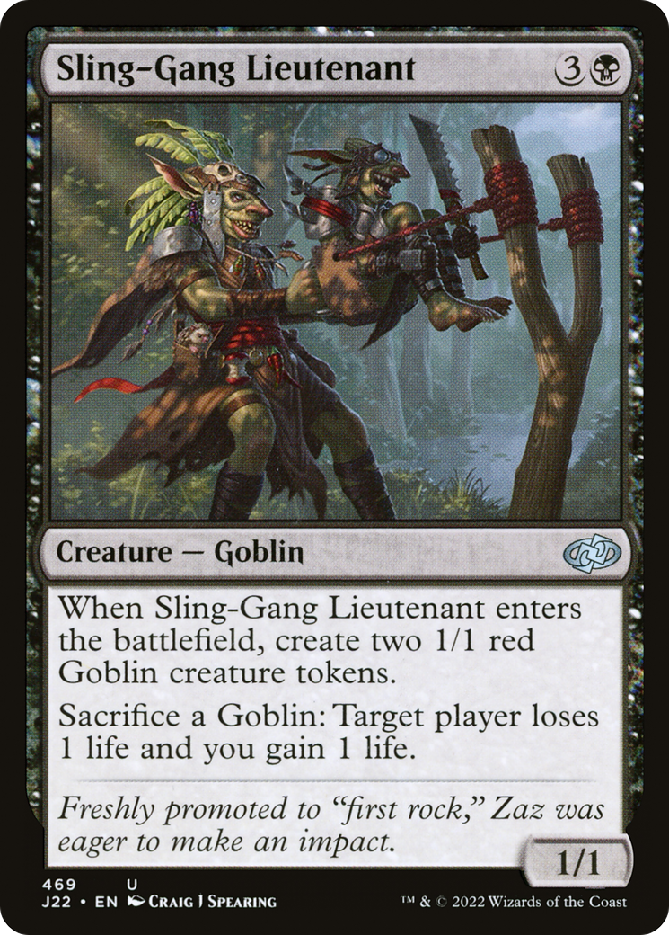 Sling-Gang Lieutenant [J22-469]