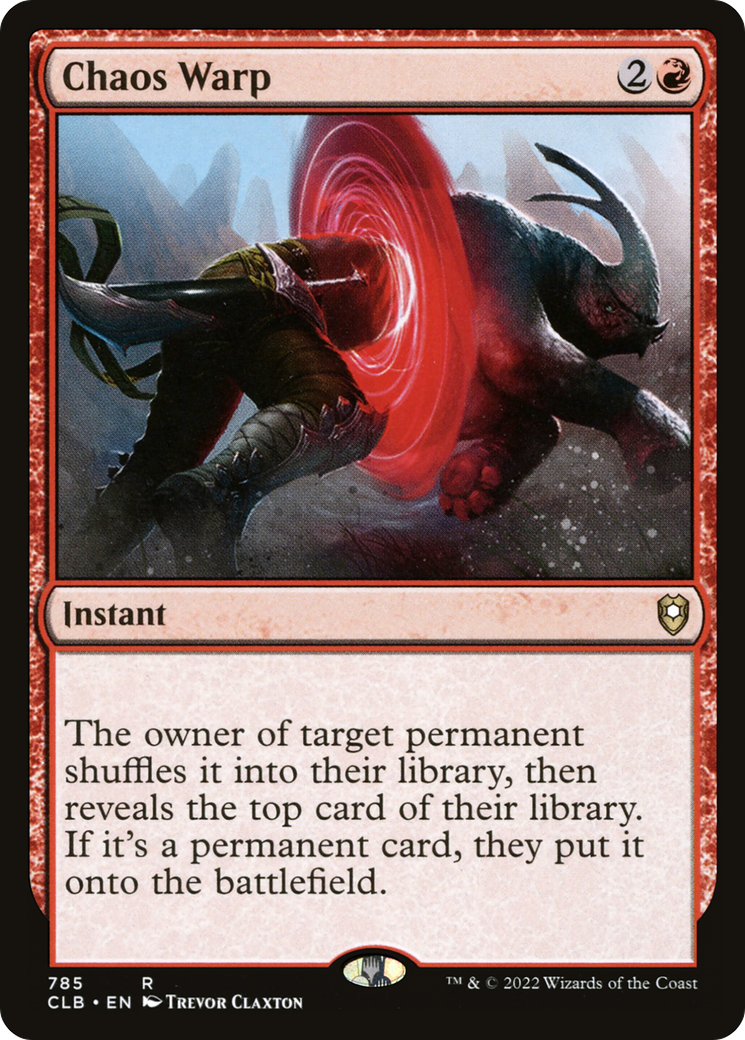 Chaos Warp [CLB-785]