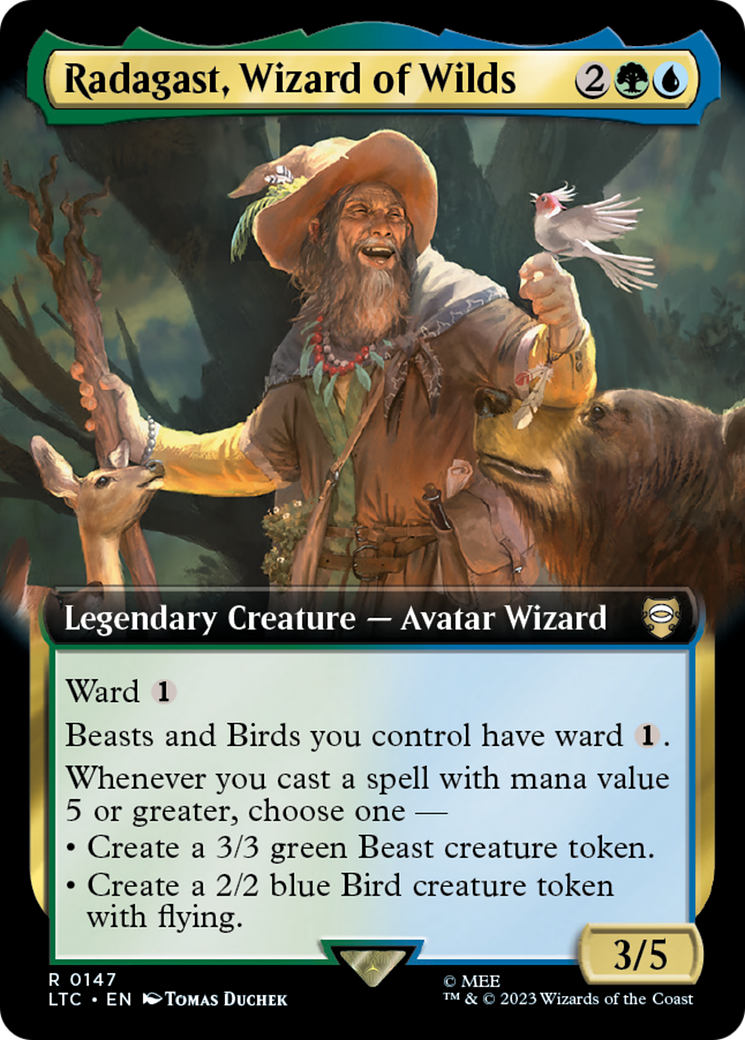 Radagast, Wizard of Wilds - Extended Art [LTC-147]