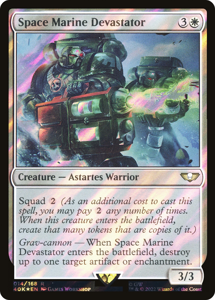 Space Marine Devastator - Surge Foil [40K-14★]