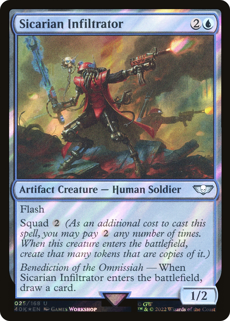 Sicarian Infiltrator - Surge Foil [40K-25★]