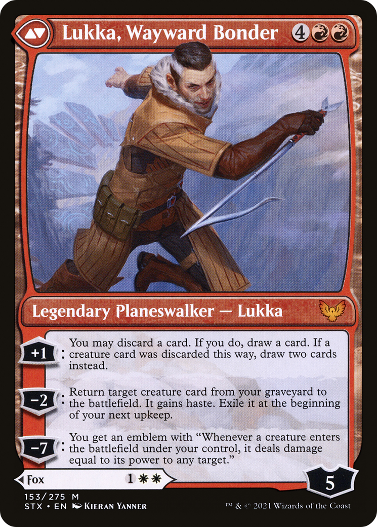 Mila, Crafty Companion // Lukka, Wayward Bonder [STX-153]