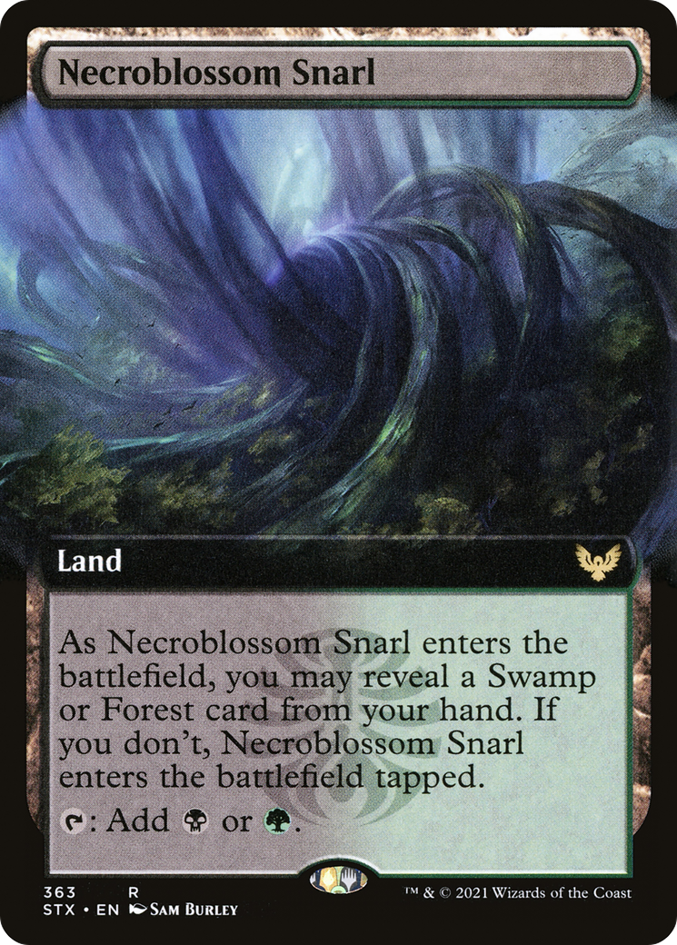 Necroblossom Snarl - Extended Art [STX-363]