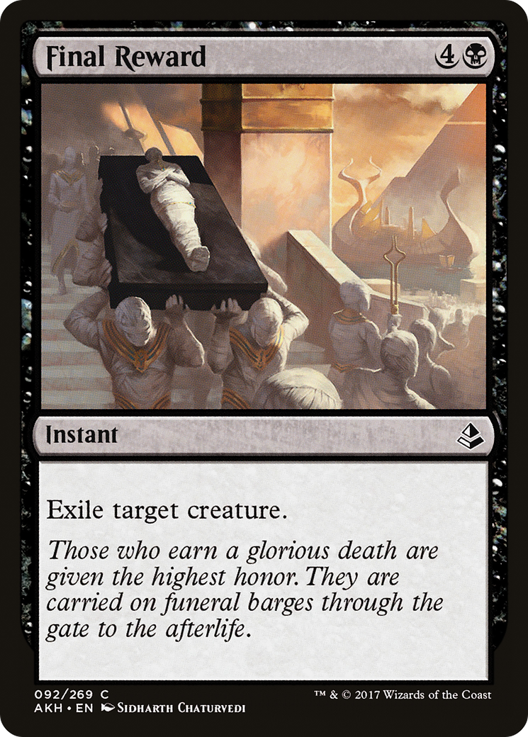Final Reward [AKH-92]