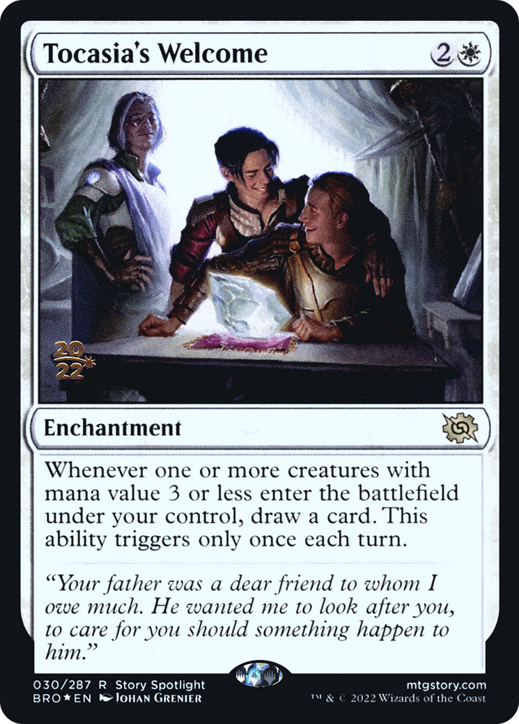 Tocasia's Welcome - Prerelease Promo [PBRO-30s]