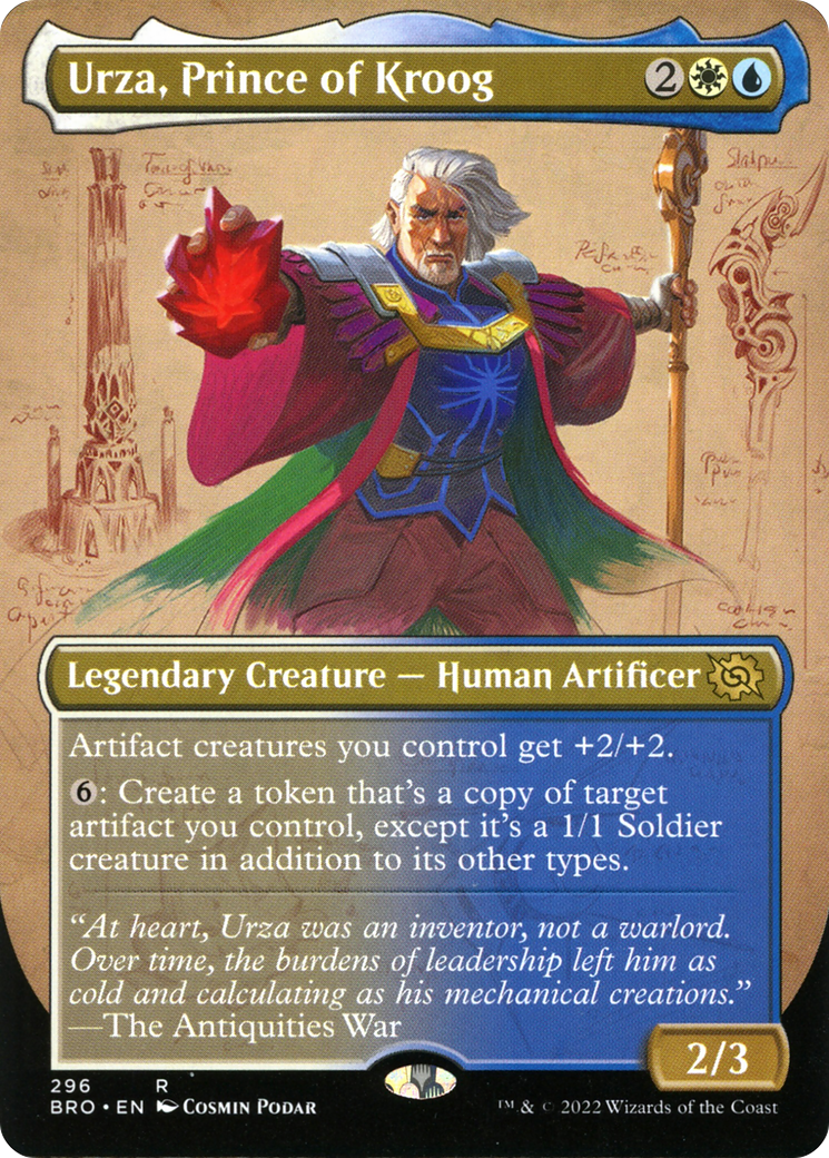 Urza, Prince of Kroog - Borderless [BRO-296]