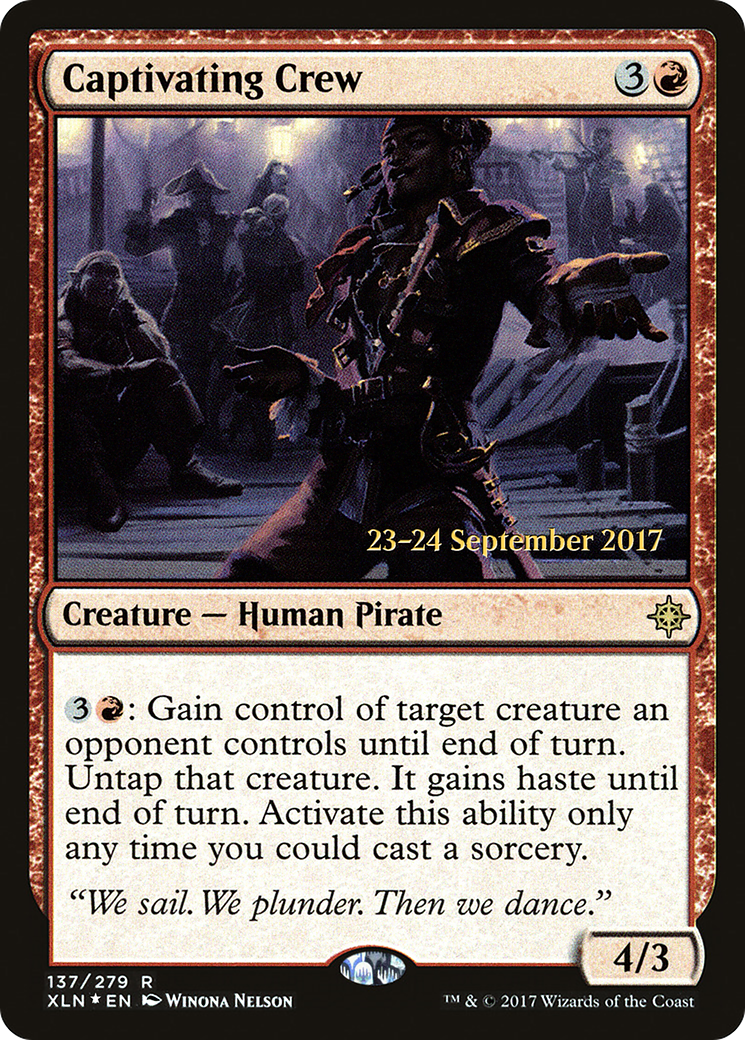 Captivating Crew - Prerelease Promo [PXLN-137s]