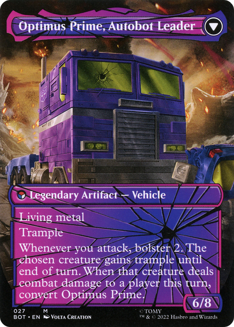Optimus Prime, Hero // Optimus Prime, Autobot Leader - Borderless [BOT-27]