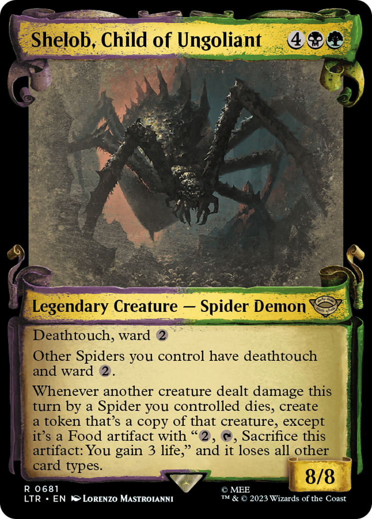 Shelob, Child of Ungoliant - Scroll Showcase [LTR-681]