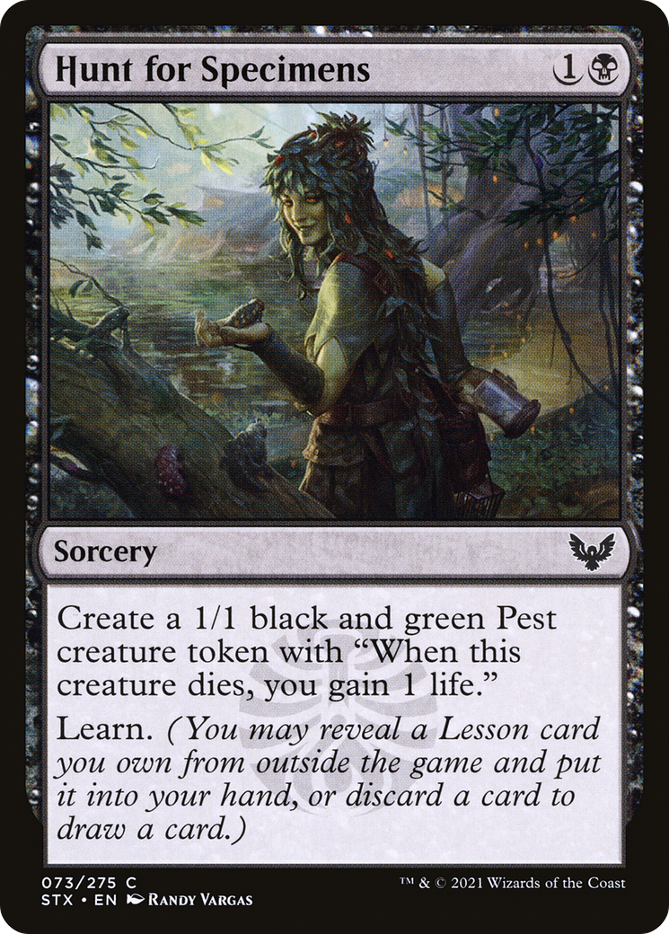 Hunt for Specimens [STX-73]