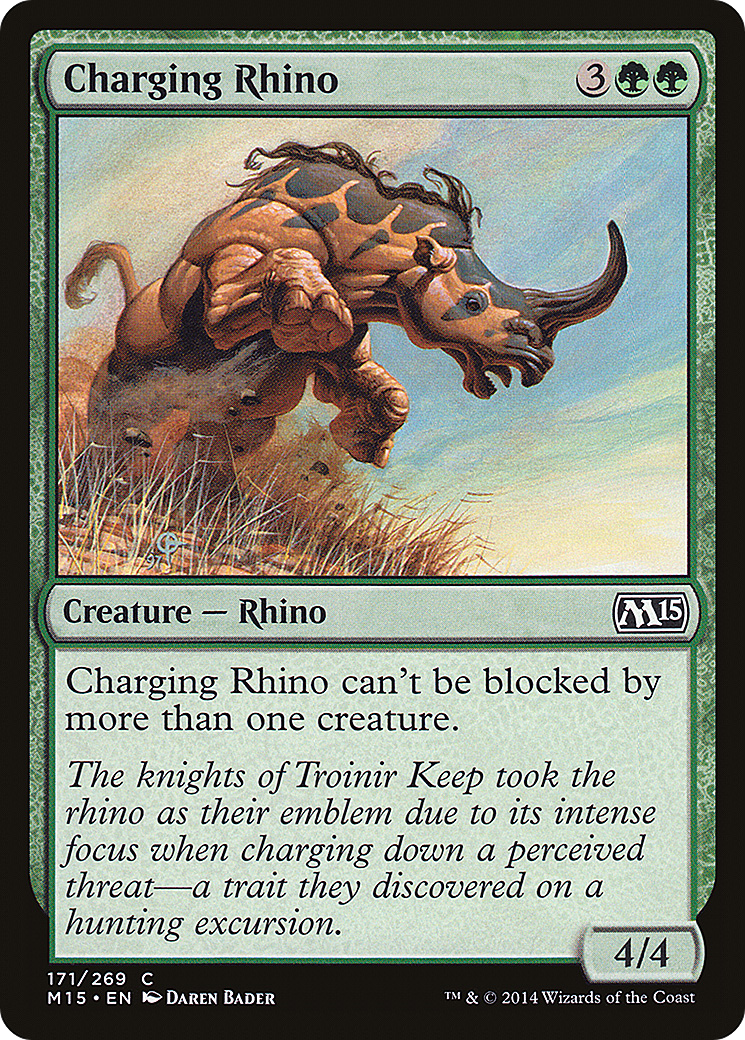 Charging Rhino [M15-171]