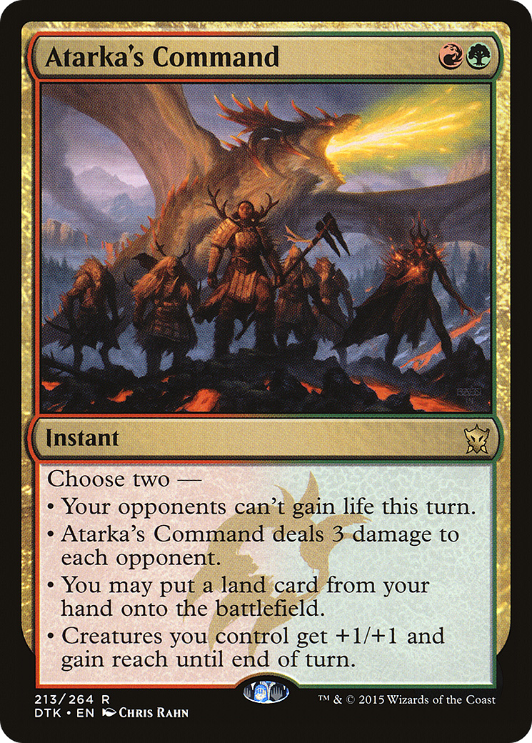 Atarka's Command [DTK-213]