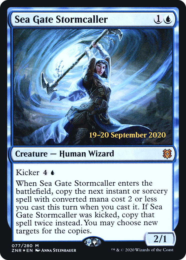 Sea Gate Stormcaller - Prerelease Promo [PZNR-77s]