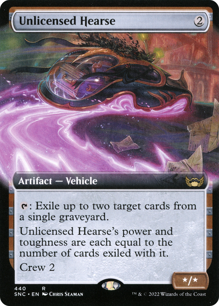 Unlicensed Hearse - Extended Art [SNC-440]