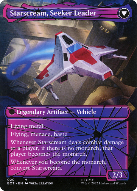 Starscream, Power Hungry // Starscream, Seeker Leader - Borderless [BOT-20]