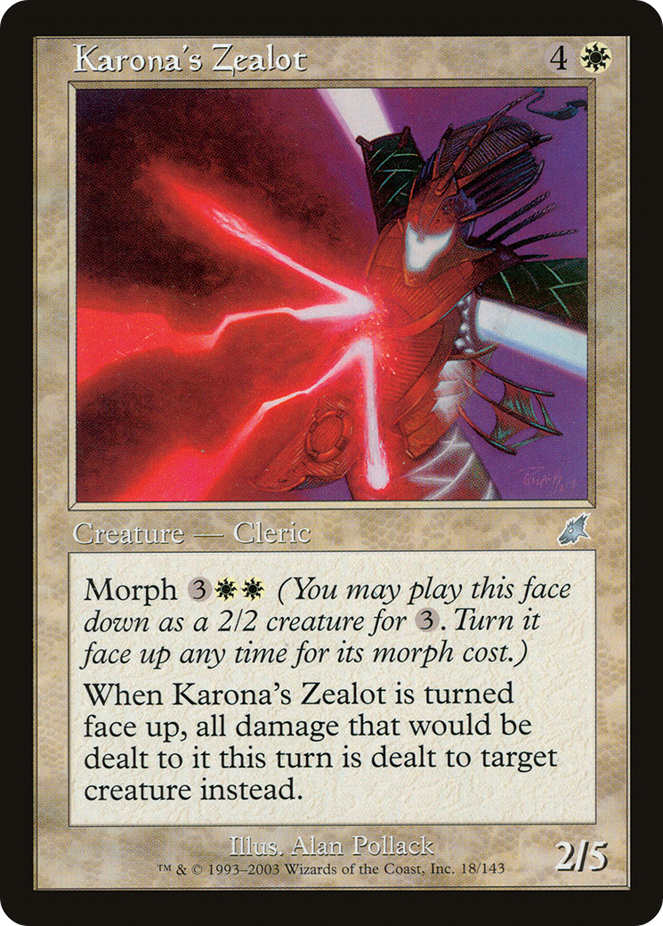 Karona's Zealot [SCG-18]