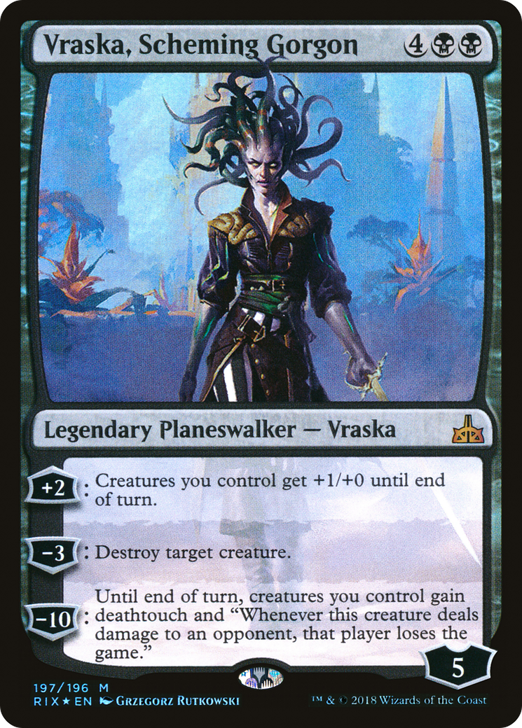 Vraska, Scheming Gorgon [RIX-197]