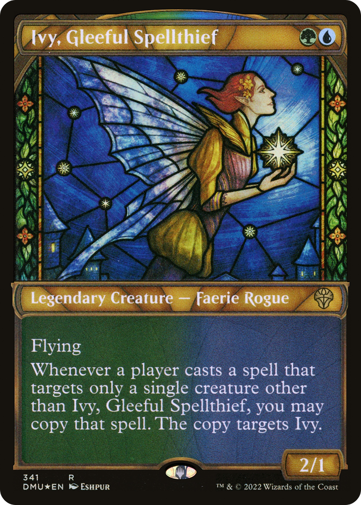 Ivy, Gleeful Spellthief - Showcase - Textured Foil [DMU-341]