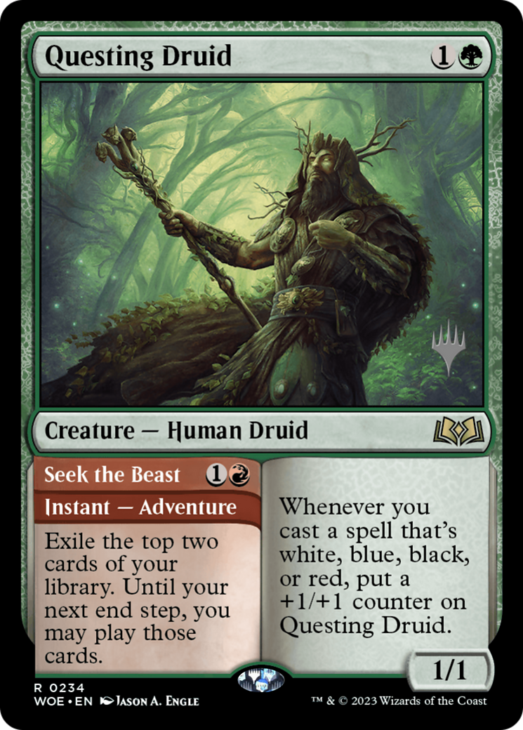 Questing Druid // Seek the Beast - Promo Pack [PWOE-234p]
