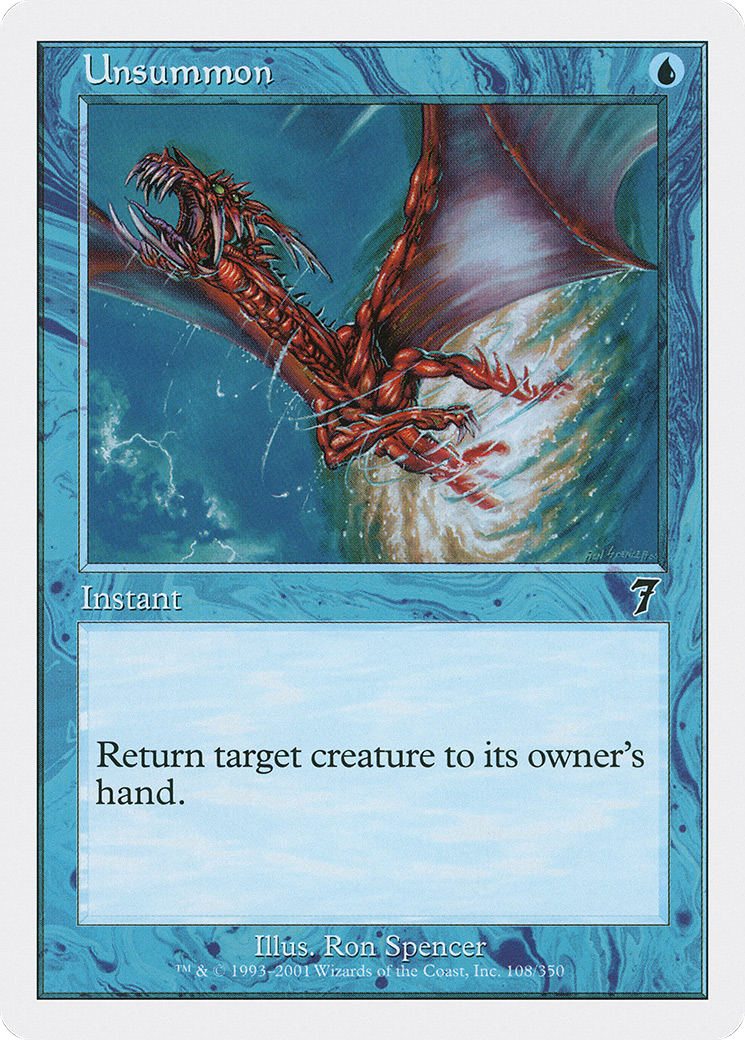 Unsummon [7ED-108]