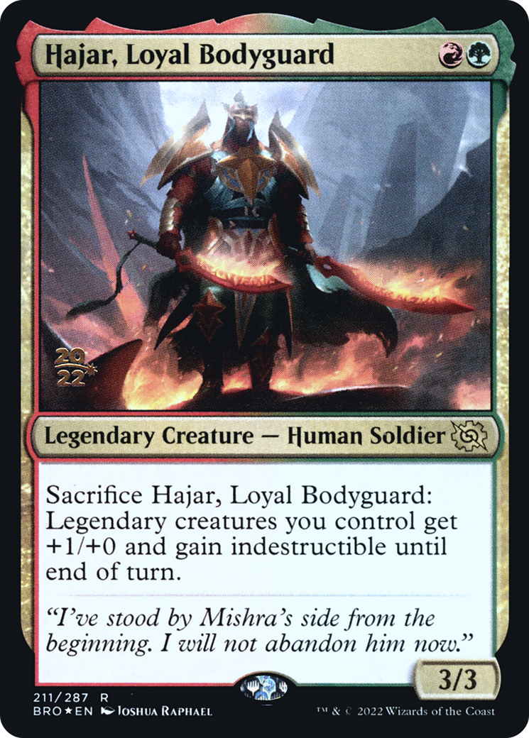 Hajar, Loyal Bodyguard - Prerelease Promo [PBRO-211s]