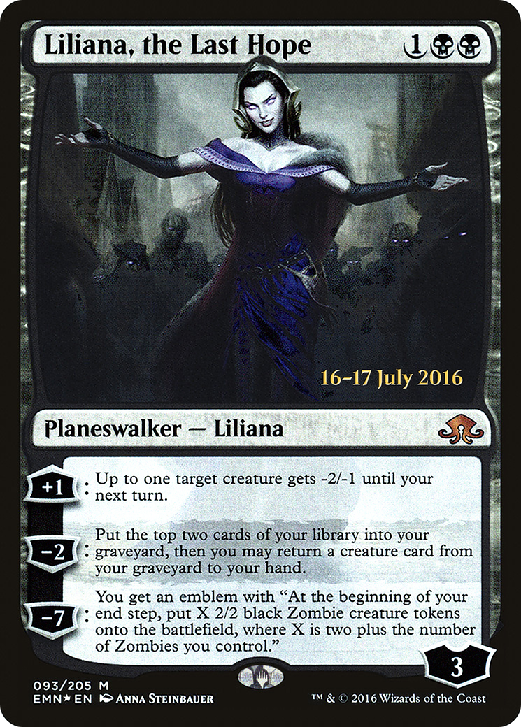 Liliana, the Last Hope - Prerelease Promo [PEMN-93s]