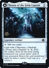 Throne of the Grim Captain // The Grim Captain - Prerelease Promo [PLCI-266s]