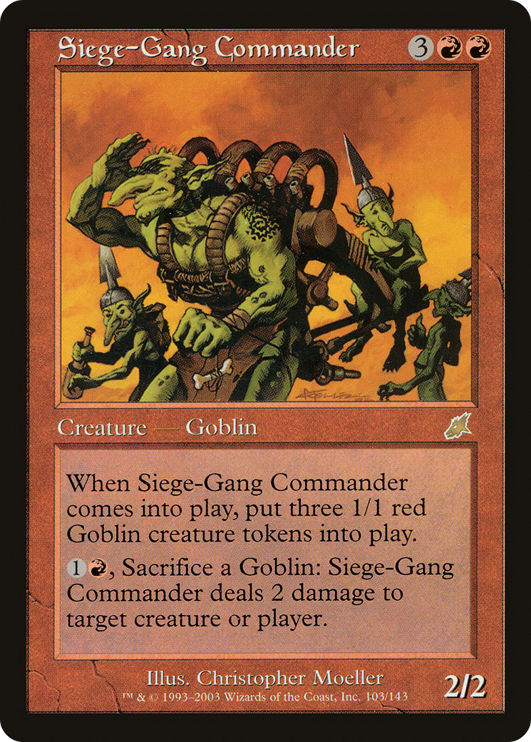 Siege-Gang Commander [SCG-103]