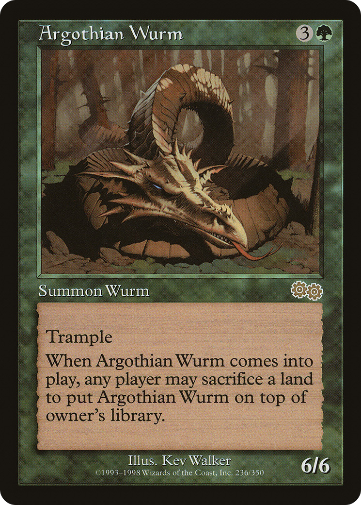 Argothian Wurm [USG-236]