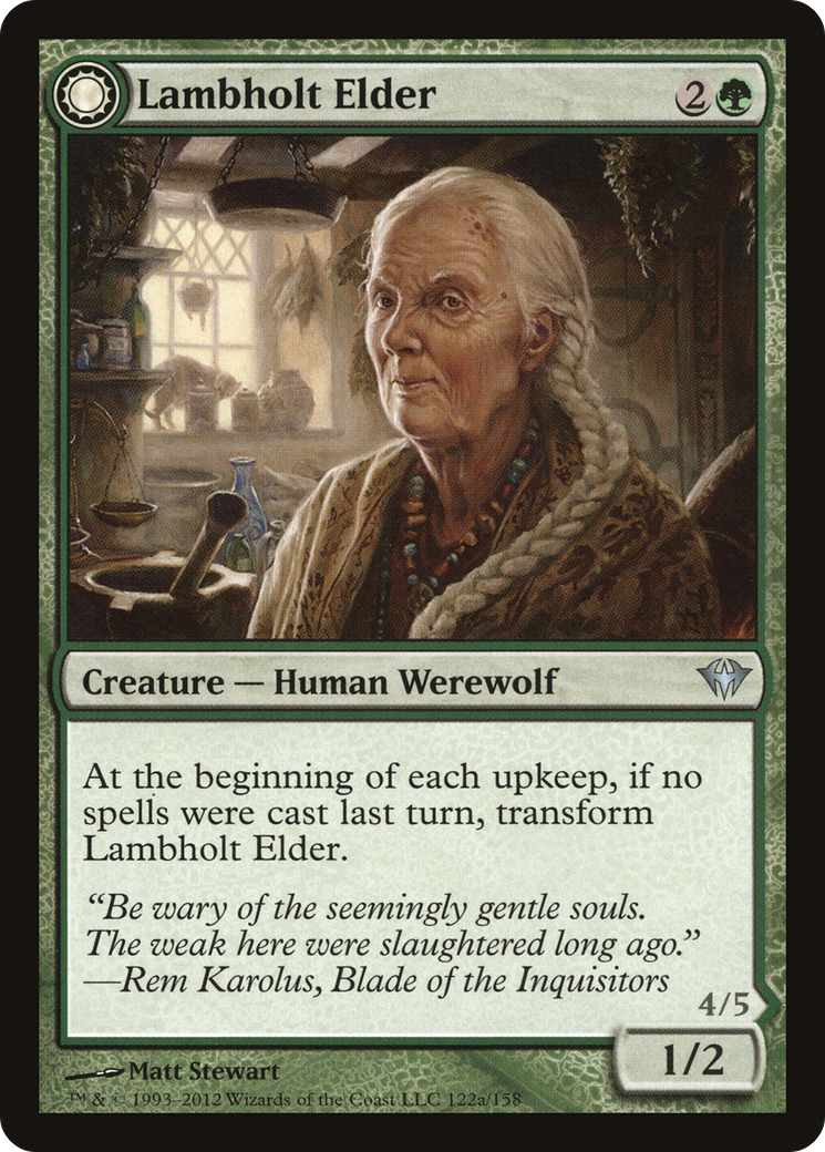 Lambholt Elder // Silverpelt Werewolf [DKA-122]